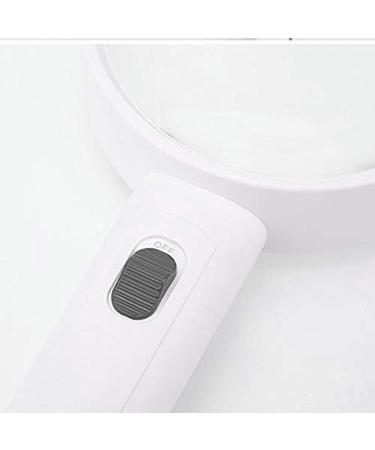 Portable Magnifier Handheld Magnifier with White/Purple LED Eldly/Amblyopia/Low Vision Reading Portable Non-Slip Handle Easy to Use Full of Stars - Buy Online on GoSupps.com