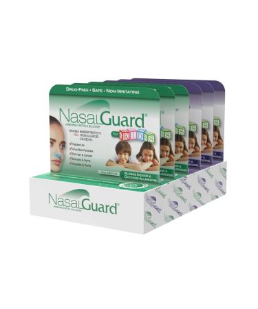 Airborne Particle Blocker Nasal Gel for Kids Dust Pet Hair & Dander Protection Drug-Free Safe for Kids Non-Irritating Made in USA (Mixed 3g Pack of 6) Pack of 6 Mixed