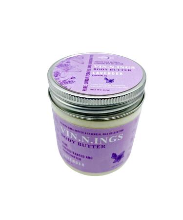 Buy Lavender Essential Oil Shea Body Butter - 8 oz | Nourishing Moisturizer for Soft Skin - International Shipping Available - Buy Online on GoSupps.com