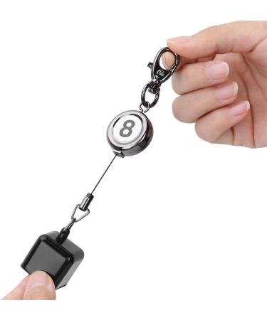 Diyeeni Portable Billiards Pool Cue Chalk Holder - Retractable Cord, Key Ring - Pool Cue Case Accessory - Buy Online on GoSupps.com
