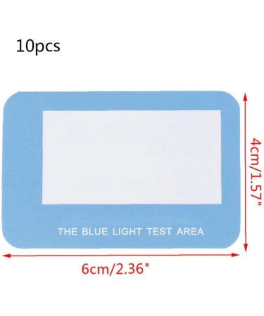 10pcs PVC Anti-Blue Light Test Card - UV Test Accessory for Glasses | International Shipping Available - Buy Online on GoSupps.com