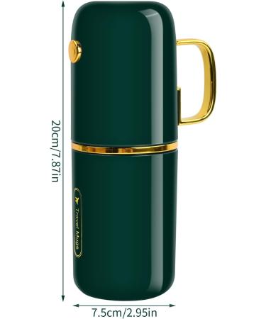 Travel Toothbrush Case & Holder - Dark Green Travel Mug for Camping & Home | Toothbrush & Toothpaste Storage - Buy Online on GoSupps.com