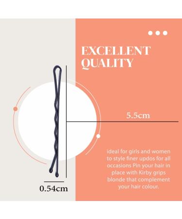 Bellure 200 Pcs Black Bobby Pins with Storage Box - 5.5cm Hair Grips for Girls, Women, and Salons - Buy Online on GoSupps.com