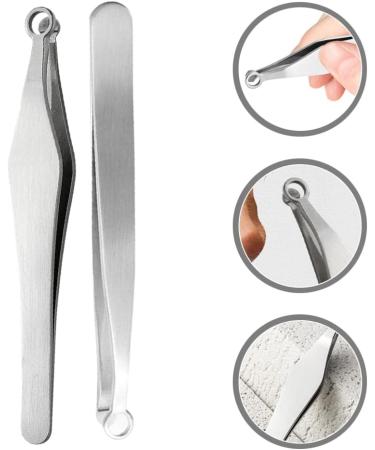 Frcolor Stainless Steel Nasal Hair Clip & Eyelash Tweezers Set - Precision Grooming Tools for Men & Women - Buy Online on GoSupps.com