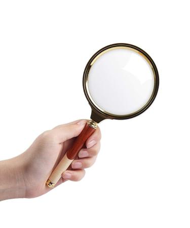 Hand-held Magnifying Glass Suitable for The Elderly to Read Professional Optical Electronic Maintenance Lenses Made in China