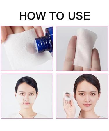 1200PCs Double-Sided Soft Cotton Pads for Makeup Removal | Deep Clean Cosmetic Pads for Face Neck & Mouth - Buy Online on GoSupps.com