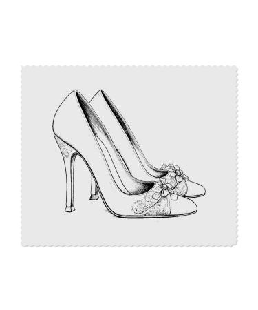 2 x "High Heels" microfiber lens/glasses cleaning cloths (LC00023916)