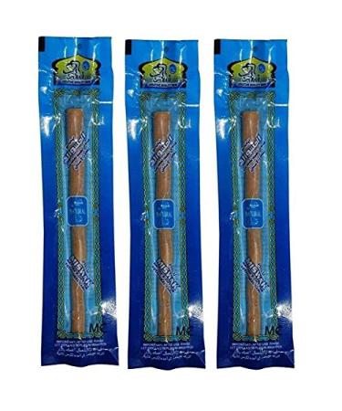 3X Miswak Miswaak Meswak Siwak Sewak Natural Toothbrush Peelu
