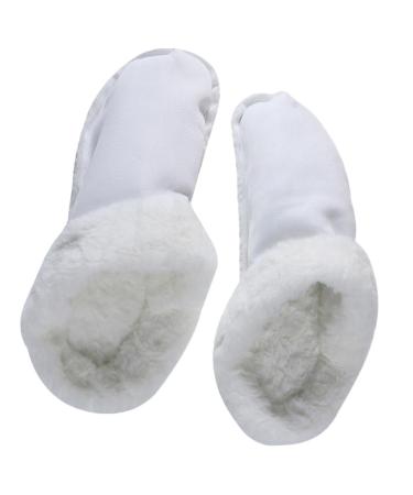 BESTOYARD 1 Pair Slippers Slip- on Clog Inserts Fluffy Boot Insoles Wool Insoles for Women Shoes Inserts Sandals for Women Foot Inserts for Women Women's Panel Plush White Comfortable