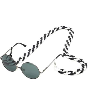 GALSOR Eyeglass Chains & Lanyards for Women | 70cm Black Sunglasses Holder & Strap | Stylish Eyeglass Chain - Buy Online on GoSupps.com
