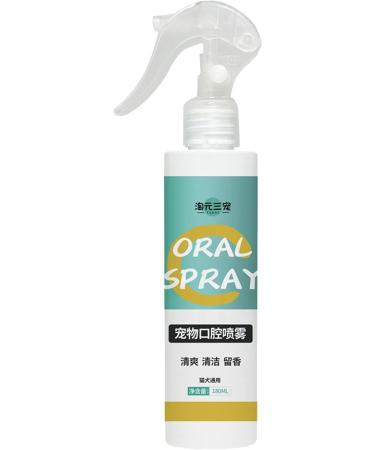 Pet Oral Care Spray | Effective Dog Teeth Cleaning Spray 180ml | Odor Removal Pet Clean Teeth Spray Dog Teeth Cleaning Spray for Dogs and Cats - Buy Online on GoSupps.com