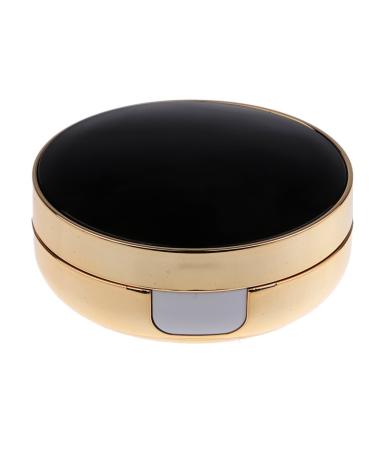 Empty Powder Jar Makeup Container 15ml with Soft Sponge - Gold | Refillable Cosmetic Organizer - Buy Online on GoSupps.com