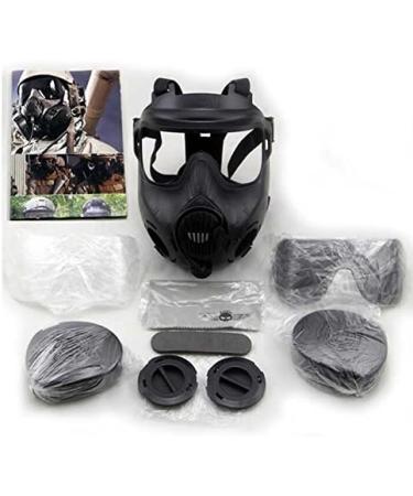 WorldShopping4U Tactical Airsoft Paintball Full Face Protection Dual Fan Mask M50 BK - Ultimate Comfort & Safety - Buy Online on GoSupps.com