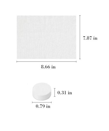 100PCS Mini Compressed Towel - Portable Disposable Coin Tissue for Travel Camping & Family - Pink - Buy Online on GoSupps.com