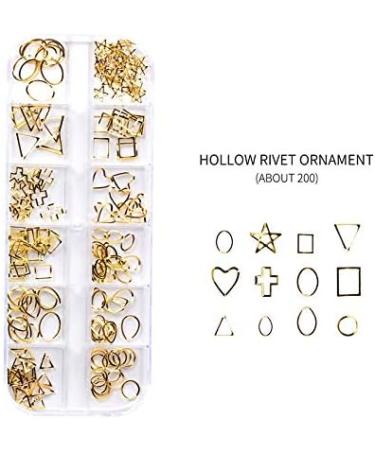 Gsrimgratoe Nail Art Decoration Rhinestone Nail Irregular Beads for Nail Manicure 3D Art Decoration Tip Drill Pen Set with Tweezers 8 Pieces - Buy Online on GoSupps.com