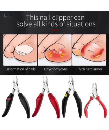 Stainless Steel Nails Nipper Scissors Nail Clippers and Pedicure Tools for Removing Dead Skin from Paronychia (Color : C10) - Buy Online on GoSupps.com