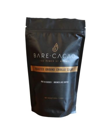 Bare Cacao New Organic Coffee Alternative Drink Low Calorie Caffeine and Gluten Free Beverage Suitable for Vegan and Diabetic High in Antioxidants Magnesium Zinc Iron Copper and Potassium 225g - Buy Online on GoSupps.com
