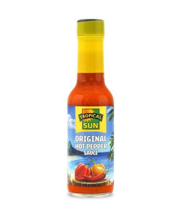2 x Tropical Sun West Indian Hot Pepper Sauce 12 x 150ml