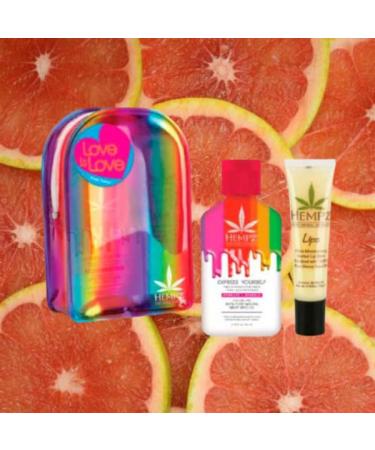 Hempz Pride Love is Love Herbal Body Moisturizer Mini Set - 2.25 oz | Vegan & Moisturizing | Shop Internationally - Buy Online on GoSupps.com