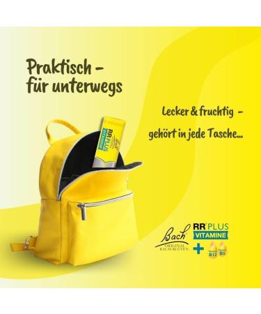 Original RESCURA Alcohol-Free Bach Flower Drops 20ml & Rescura Plus Vitamins Candies 42g - Vegan Sugar-Free With B5 + B12 - International Shipping - Buy Online on GoSupps.com