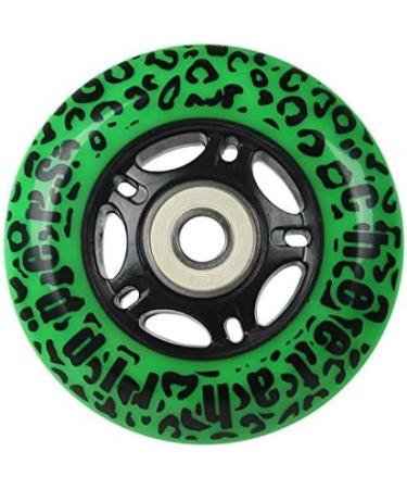 Cheetah Rippers Wheels for Ripstik Wave Board | 76mm Green with ABEC 9 Bearings | Set of 2 - Buy Online on GoSupps.com