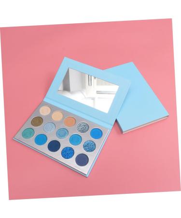 WOONEKY 15 Eyeshadow Palette Eye Shadow Eyeshadow Compact Colorful Eyeshadow Makeup Palette Blue - Buy Online on GoSupps.com