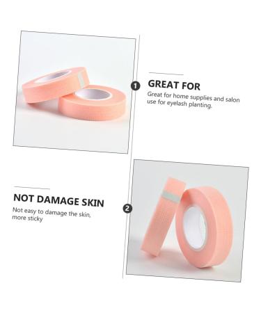 POPETPOP Eyelash Tape - 6 Rolls Colored Duct Tape for Extensions Breathable Fabric Non-Woven Sensitive - Perfect for Fake Eyelashes 900x1.1cm Pink - Buy Online on GoSupps.com