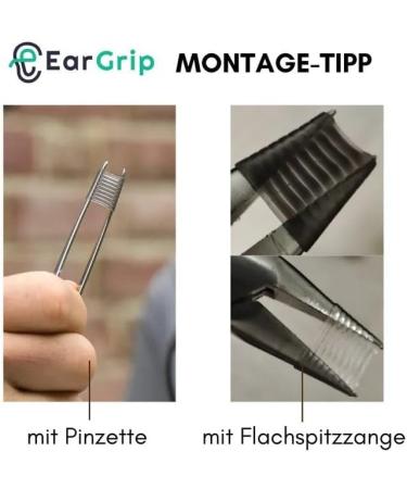 EARGRIP Anti-Slide Cover for Glasses - Rubber Slip Stopper for Reading Sports & Sunglasses - Transparent Anti-Slip Bracket - Buy Online on GoSupps.com