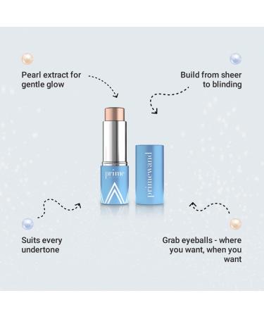 Prime Prometics PrimeWand Pearl Highlighter Stick for Mature Women - Infused with Pearl Extract - Buy Online on GoSupps.com