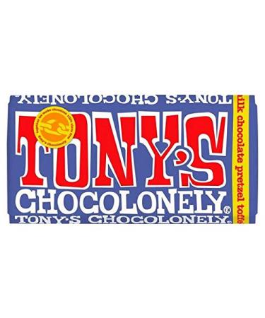 Tony's Chocolonely Tony's Chocolonely Dark Milk Chocolate Pretzel Toffee 42% 180g