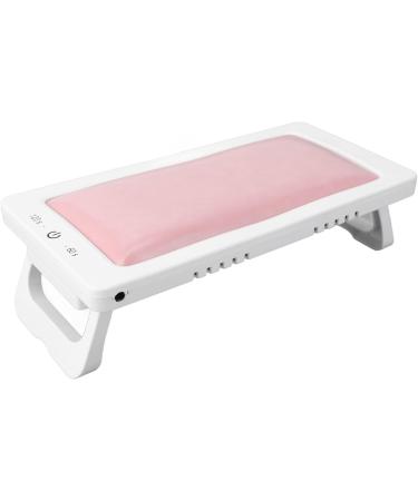 Foldable Nail Gel Dryer 27 Light Chips Quick Drying Hand Pillow 2 Stroke Nail Polish Curing Lamp for Home DIY (Pink) - Buy Online on GoSupps.com