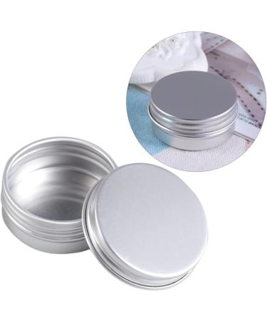 MAGICLULU Box Cream Jars with Lids Screw Metal Tins Refillable Empty Tin Jar Tealight Tin Holder Small Round Metal Tin with Lid Toiletry Labels Cosmetic Bottle Mini Bracket Travel - Buy Online on GoSupps.com