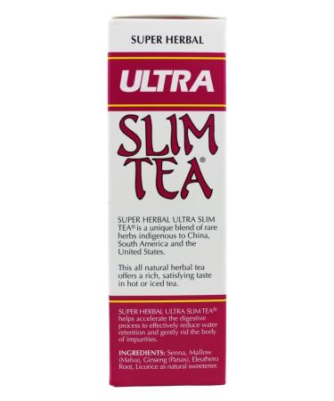 Buy Hobe Labs Ultra Slim Tea - Caffeine Free Herbal Blend (24 Tea Bags, 1.69 oz) for Weight Loss - Buy Online on GoSupps.com