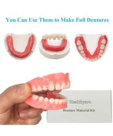 Denture Material Kit | DIY Full Denture Repair for Missing Teeth - International Shipping Available - Buy Online on GoSupps.com