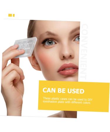 Balacoo 3pcs Eye Shadow Box Makeup Blush Empty Cosmetics Case Eyeshadow Sub Plate Men and Women Makeup Box - Buy Online on GoSupps.com