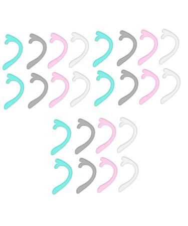 Magiclulu 12 pairs masked pipe hook Extension of the facial cover mouth protection earring ear protection hooks Extension of the ear rope face cover Earring ear-expander with hook 5x3cmx3pcs