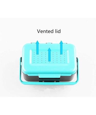 Toasis Fishing Live Bait Box Worm Storage Container Plastic Case with Tweezer Blue-2pcs - Convenient Fishing Bait Organizer - Buy Online on GoSupps.com
