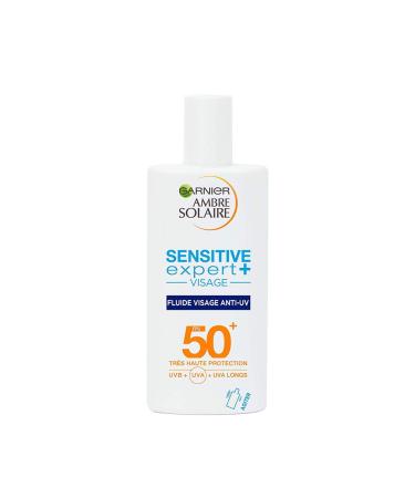 Garnier Ambre Solaire - Anti-UV Face Fluid - High Protection SPF 50+ - Sensitive Expert+ - 40 ml