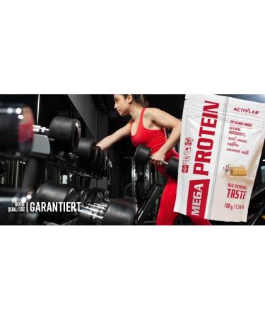 Activlab Mega Protein 700g Milk Fudge Muscle Building Whey Protein Powder with BCAA Creatine & L-Glutamine | 21 Servings - Buy Online on GoSupps.com