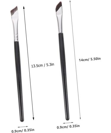 FOYTOKI 1 Set Eyeliner Tool Eye Liner Brush Eyebrow Concealer Makeup Brush Eye Brush Brow Brush Black Wood - Buy Online on GoSupps.com