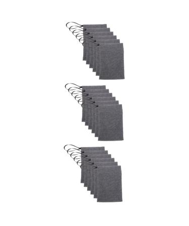 Baluue 18 Pcs Soap Bag Exfoliator Exfoliating Sponge Pouch Household Soap Pouch Foam Net Polyester Grey 20X12CMx3pcs Greyx3pcs