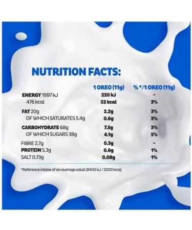 OREO Original Vanilla Sandwich Biscuits Twin Pack 2 x 154g | Pack of 3 x Twin Pack | Kids & Adults Favourite| Deal Pack | Sandwich Cookie of Two Cocoa Biscuits With Sweet Fondant Filling | Sold by EPL - Buy Online on GoSupps.com