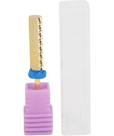 Tungsten Carbide Nail Drill Bits Cylindrical Golden Quick Nail Polishing Nail Care Extended Lifespan Versatile Application Durable Material Designed in Cylinder Shape  - Buy Online on GoSupps.com