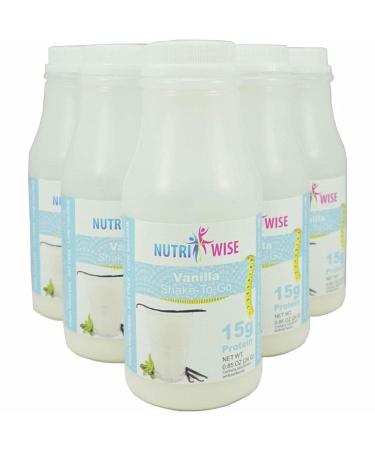 NutriWise - Vanilla High Protein Diet Shake (6/bottles)