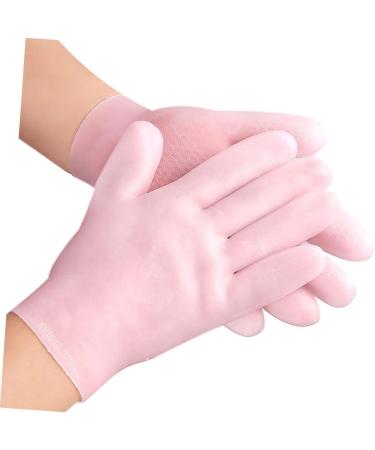 Housoutil 1pair Moisturizing Gloves High Heels for Women Moisturizing Repairing Gloves Oil Paper Face Dry Hand Gloves Girls Glove Cosmetic Nursing Supplies Pink Sebs Women's 21.5x13cm - Buy Online on GoSupps.com