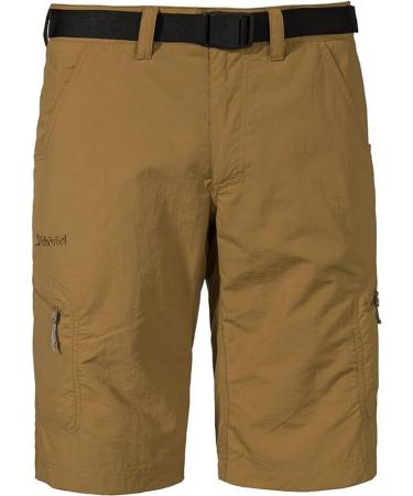 Sch ffel men's shorts Silvaplana2 versatile hiking pants with separate belt outdoor pants with practical pockets 58 Dry Heath