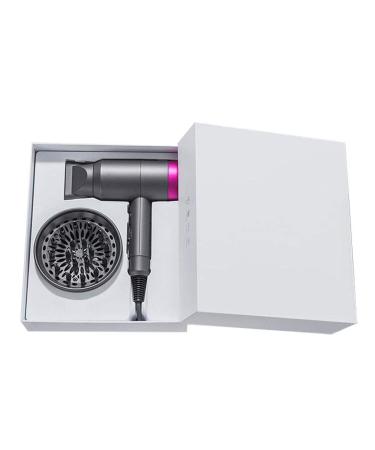 Professional Ceramic Hair Dryer Far- Infrared Negative Ions Hair Blow Dryer 1600W Professional Hair Dryer Faster Drying Ultra Low Radiation Hair Dryer 3 Speed Adjustable for Home and Salon Small Gift