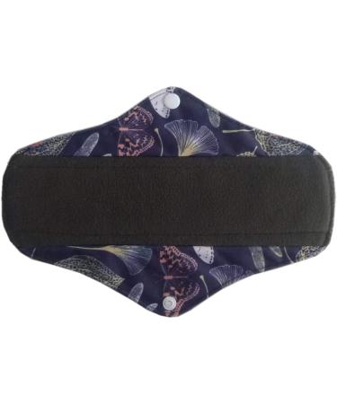 10PCS 10 Inch Charcoal Bamboo Cloth Menstrual Pads + Wet Bag | Reusable & Washable | NCM-M10-01 - Buy Online on GoSupps.com