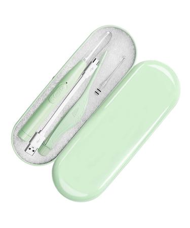 KXDFDC Ear Cleaner Spoon LED Flash Light Ear Wax Curette Picker Visual Children Earpick Eer Wax Dig Remover Ear Nose Novel Tweezer (Color : Gray)