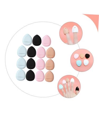 FRCOLOR Mini Finger Puff Makeup Sponges - 45 Pcs Hydrophilic Powder Puffs in Assorted Colors for Flawless Application - Buy Online on GoSupps.com